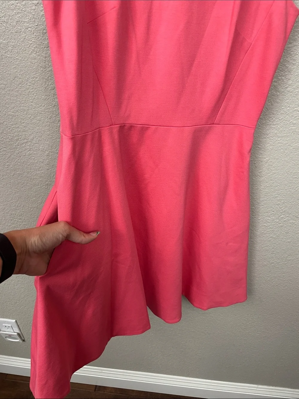 NWT Kate Spade Ponte Bow Dress Coral Pink Watermelon Sz 10